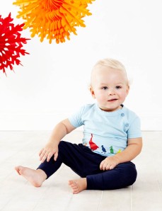 GBP8N-BABY RELAXED PANTS-NAVY
